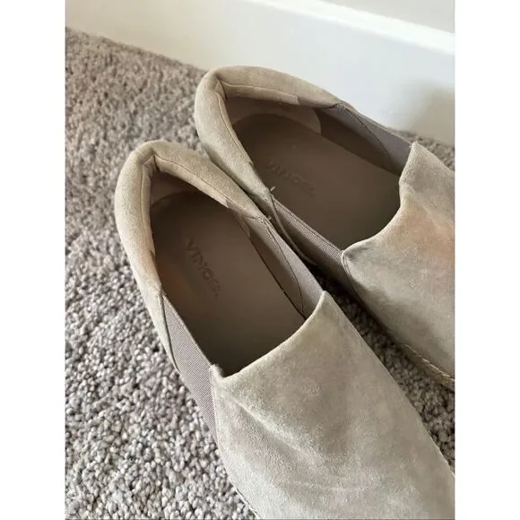 Vince Women’s Wilden Suede Espadrille Platform Slip On Sneaker Size 7.5 - Picture 2 of 7